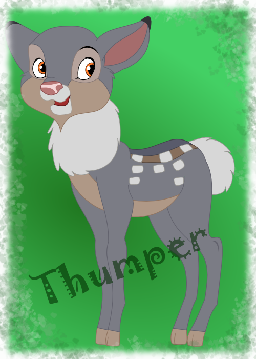 Thumper as a deer