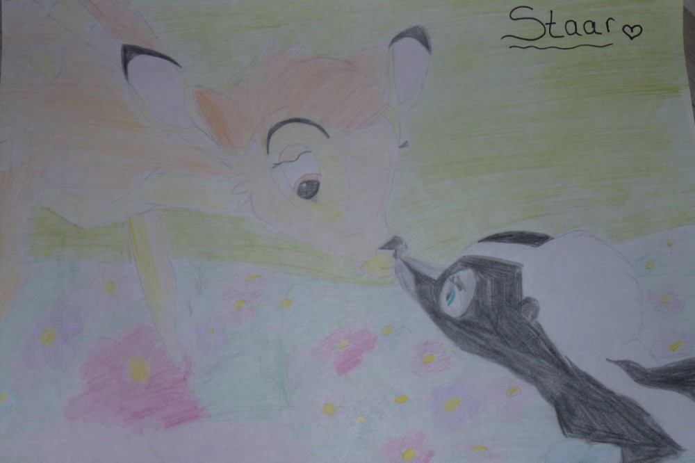 Bambi découvre la nature