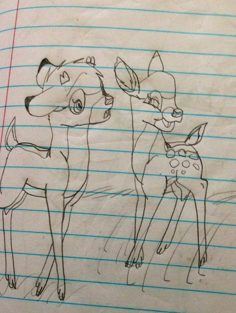 Bambi and Faline