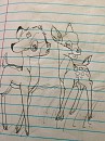 Bambi and Faline