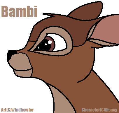 Bambi fawn, my style