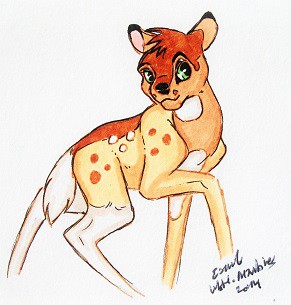 Jes as a fawn