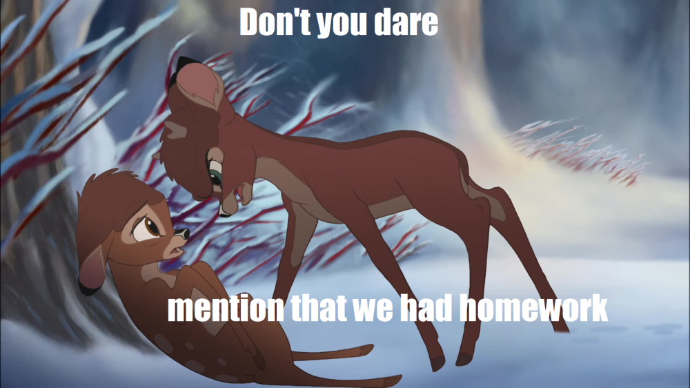 Don't you dare