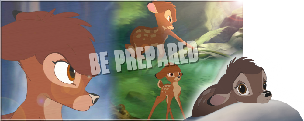 Be prepared