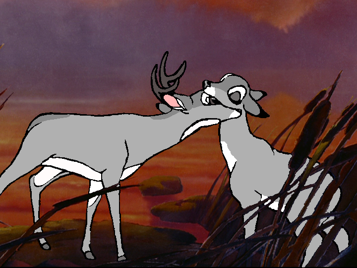 Doe  and Buck  Free Render