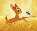 Playing in the meadow