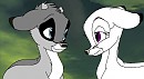 Raccoon and Violet