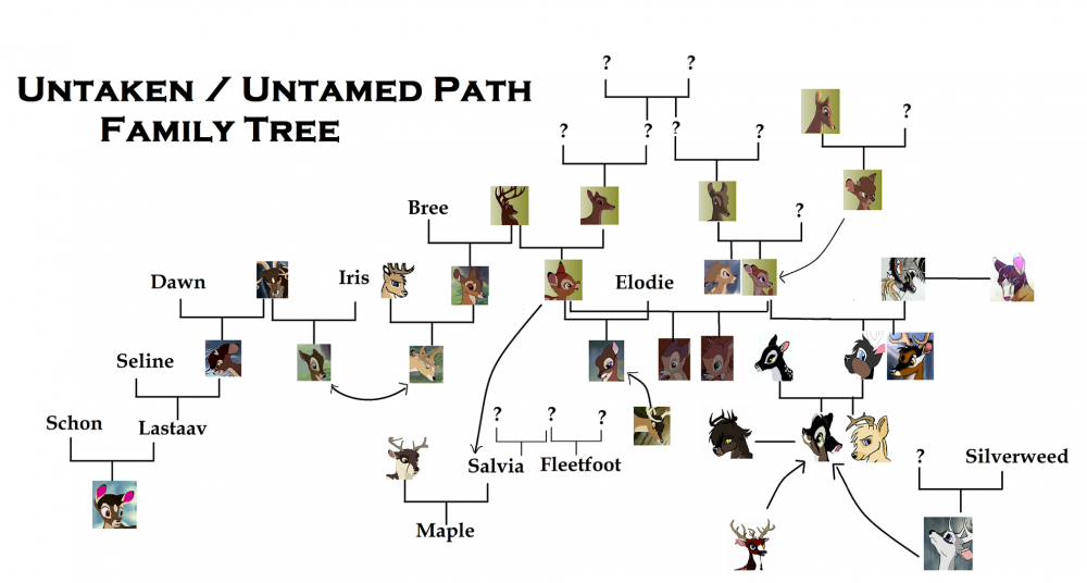 Untaken/Untamed Path verse Family Tree