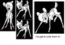 Adoptables you get to color them in.