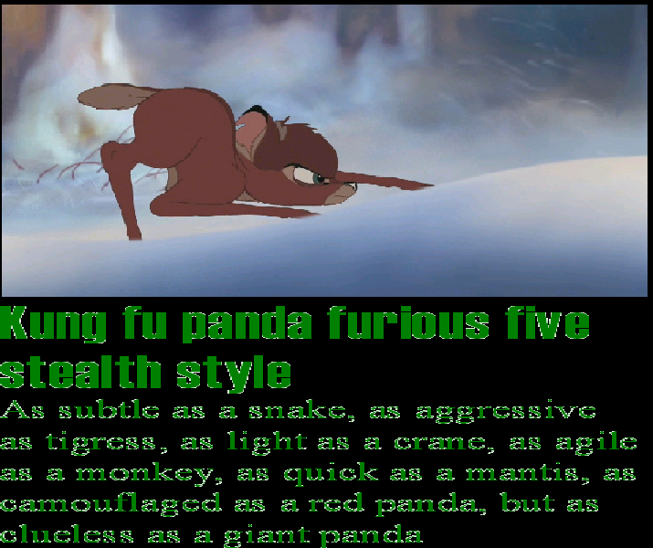 Kung fu panda furious five
