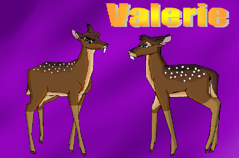 Valerie the water (vampire) deer