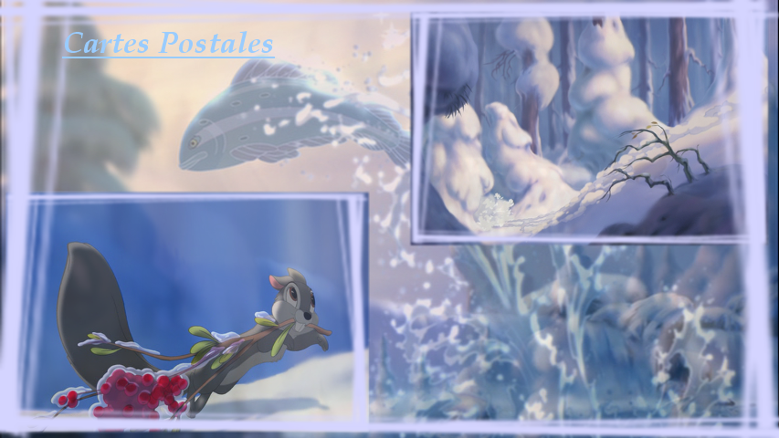 Cartes Postales de L'Hiver