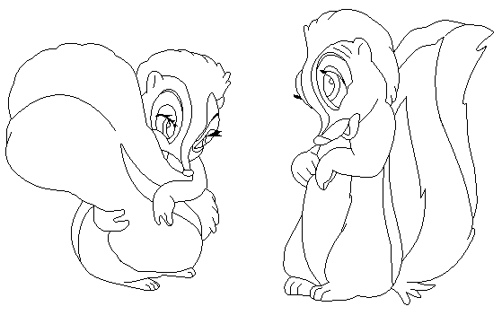 Two skunks base