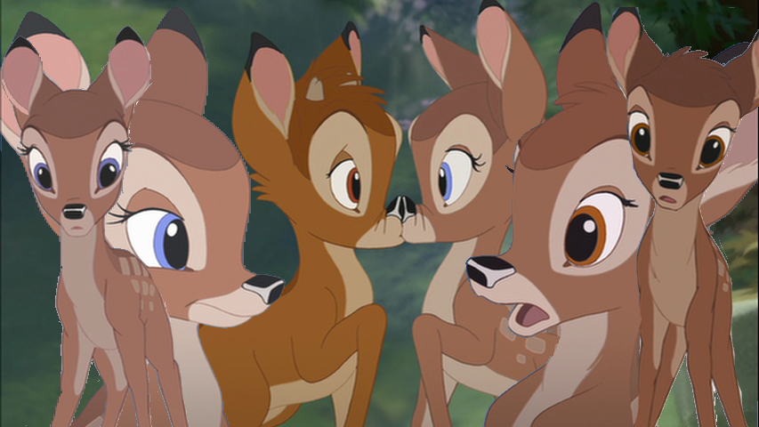 Bambi et Féline