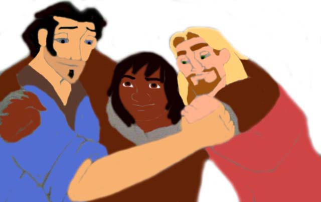 Reunited doodle colored