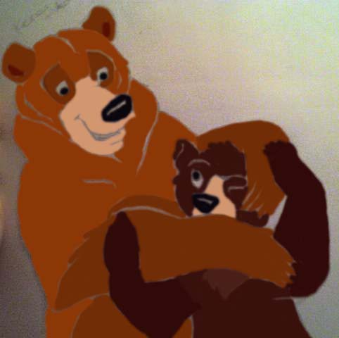 Kenai Koda Bears Doodle Colored