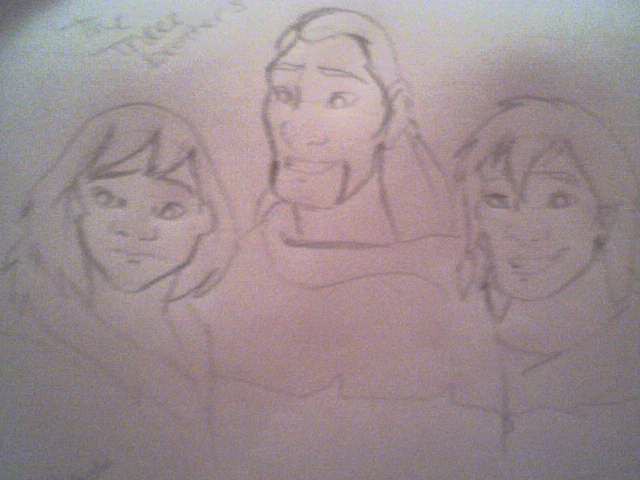 The three brothers doodle