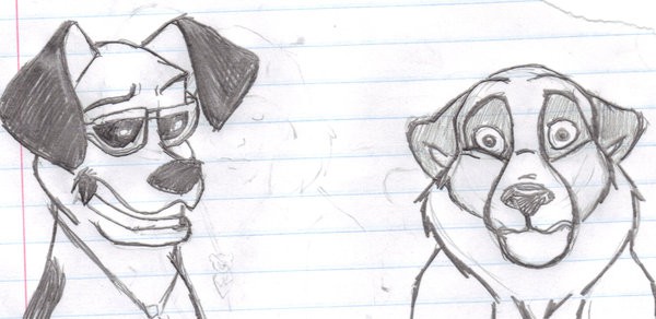 Lucky Kenai doodle