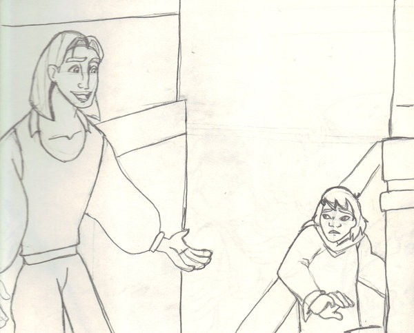 Miguel finds Kenai doodle 