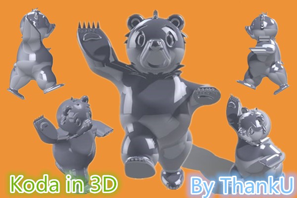 Koda in 3D