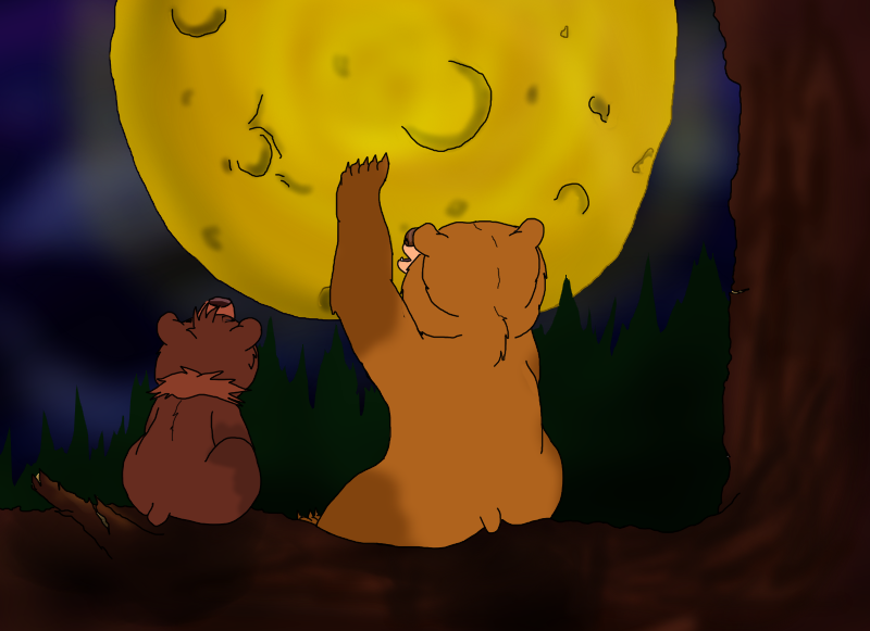 Then the story of the moon