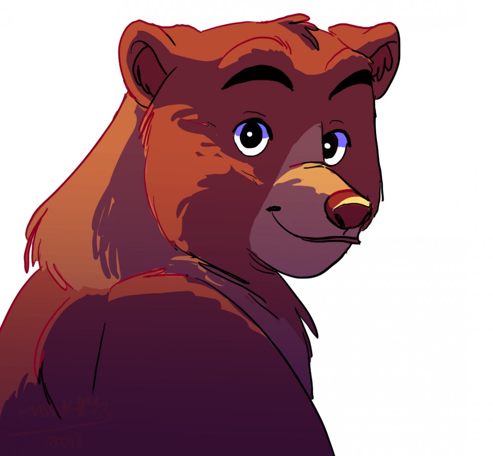 male sibling bear