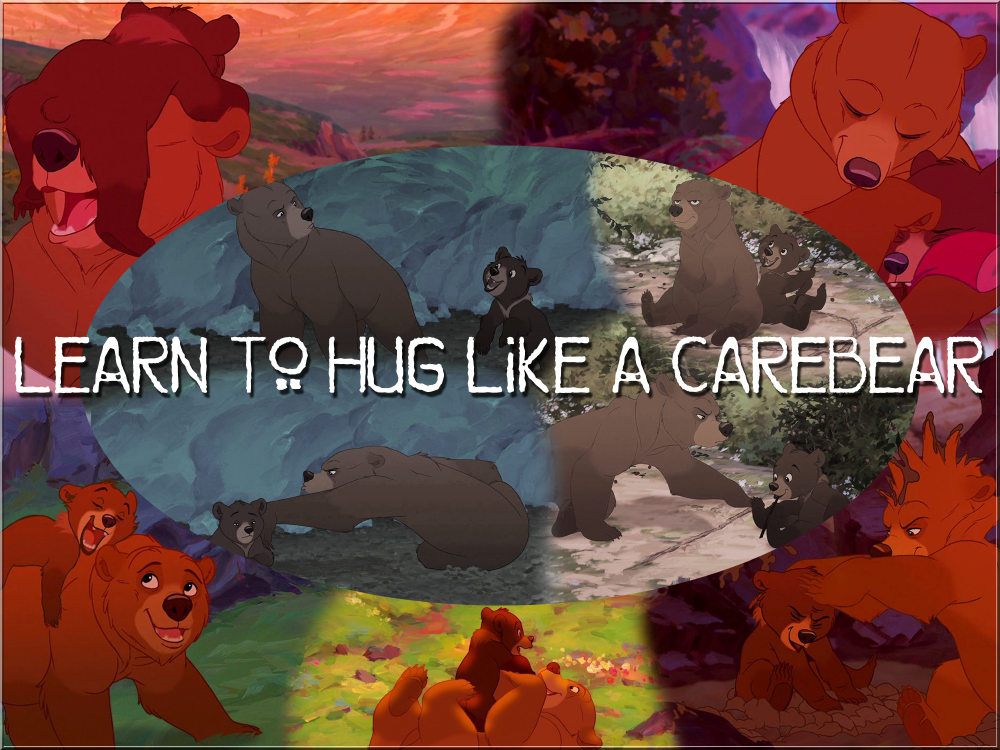 Learn to hug like a carebear