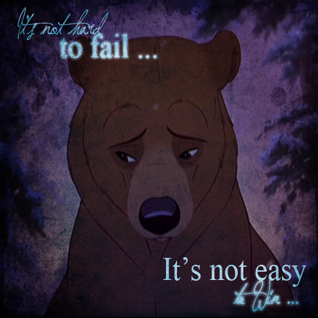 It's not hard to fail ... 
