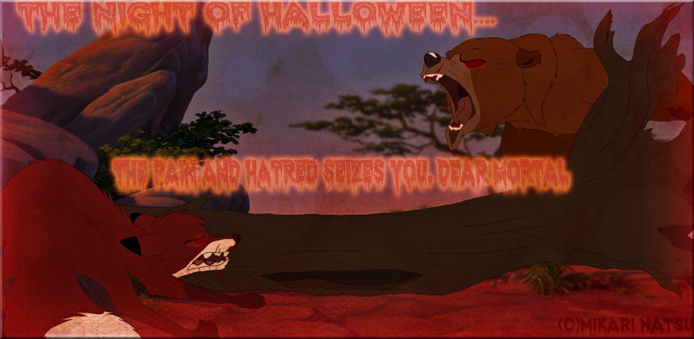Projet Halloween crossover Rox et Kenaï