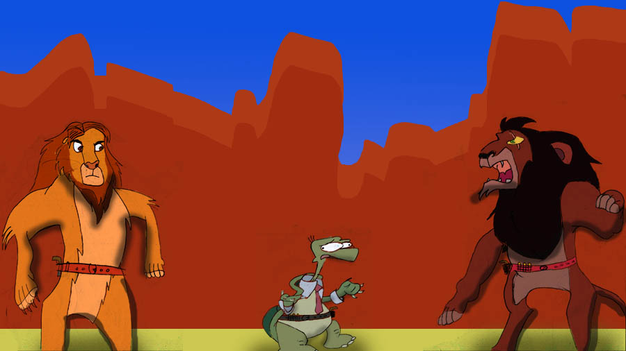 Simba, Scar, and T.W