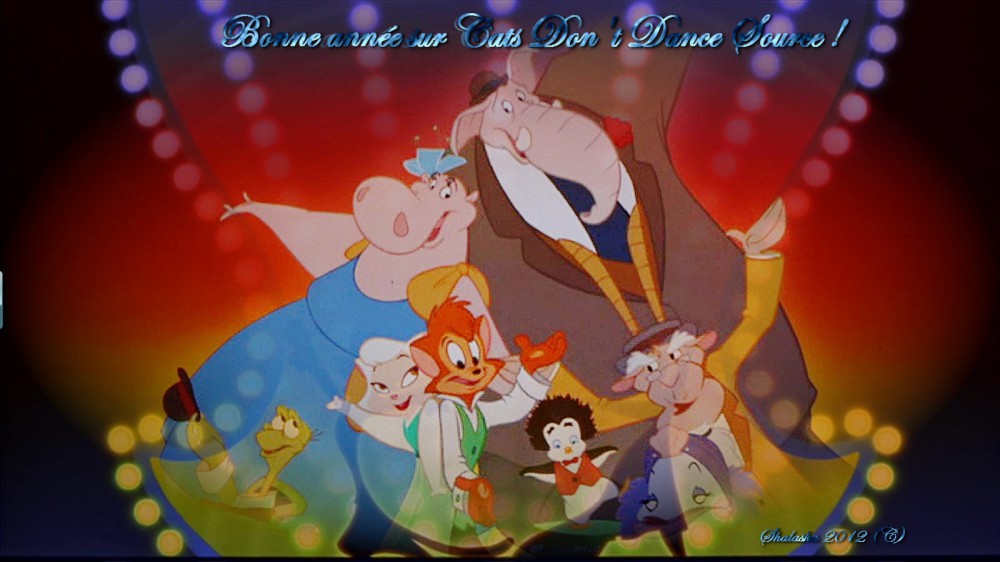 Bonne année 2013 Cats don't dance  source !