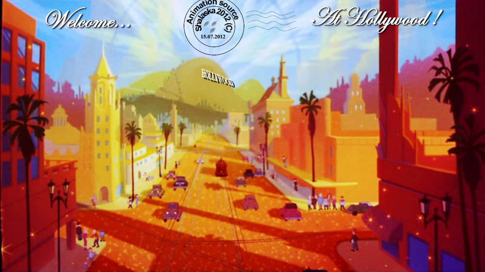 Carte postale : Welcome at Hollywood !