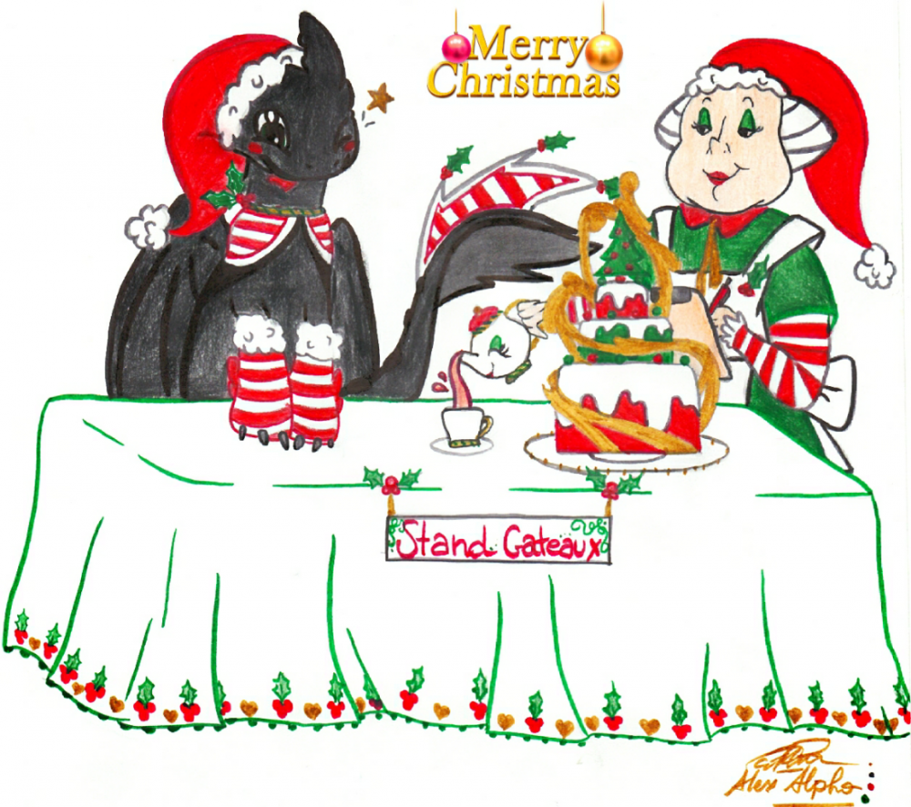 Projet a thème de Noël: le stand de gâteaux !