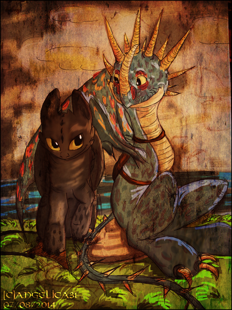 Toothless & Stormfly <3