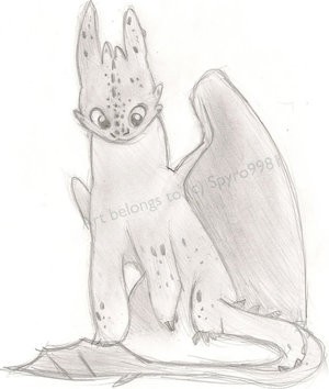 .:Toothless sketch 2010:. 