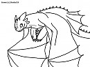 Flying Night Fury Lineart