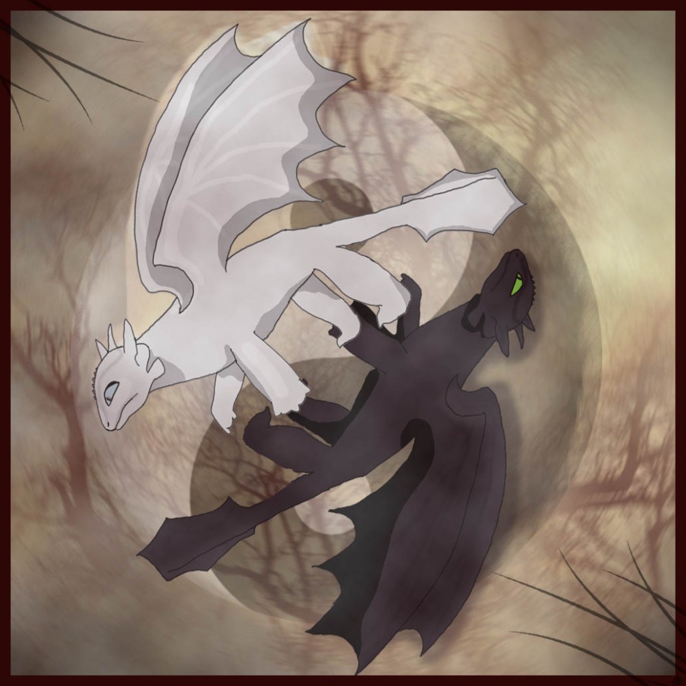 Ying yang dragon, l'harmonie même