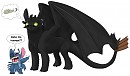 Stitch and Toothless