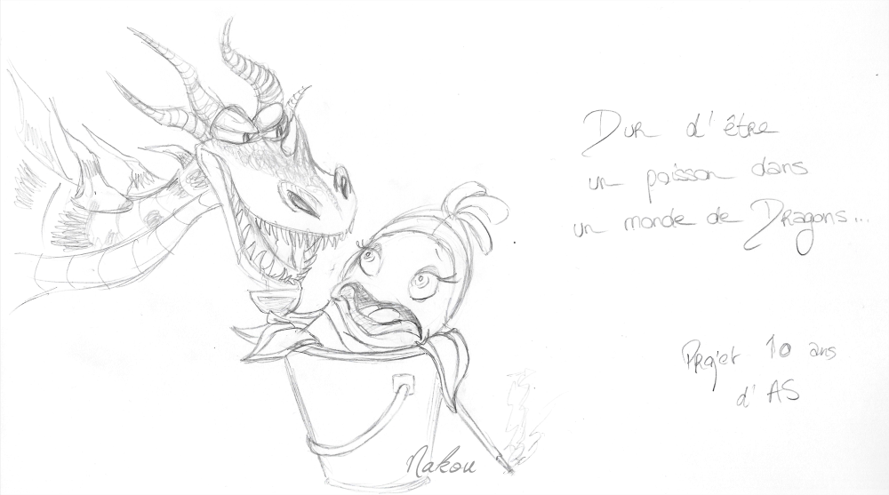 Dur d'être un poisson dans un monde de dragons..