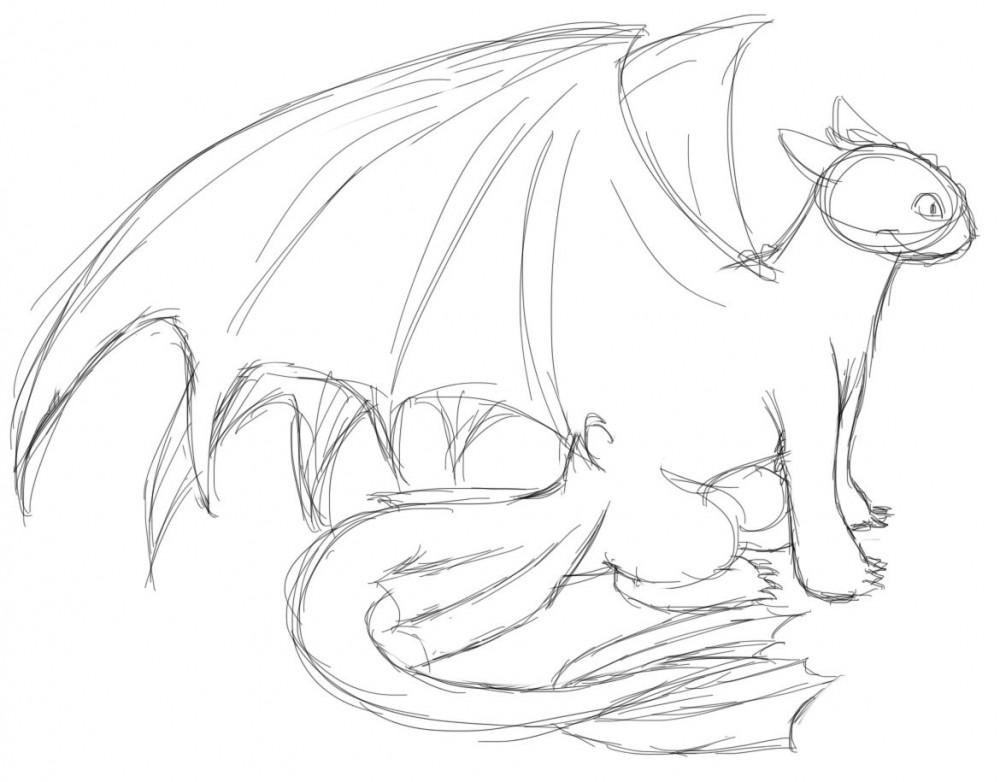 Toothless Doodle