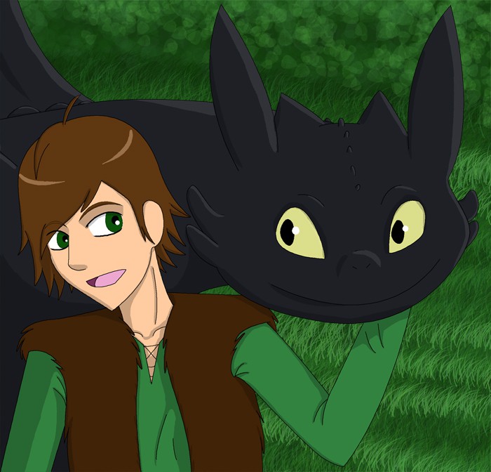Hiccup and Toothless