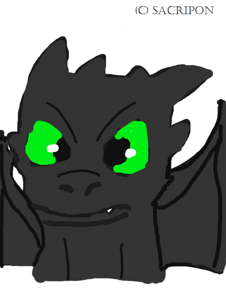 1er dessin dragons source