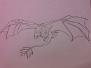 Drawing of toothless