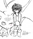 Hiccup/Toothless Sketch
