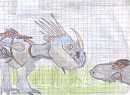 Krokmou et Tempête jouant ensembles