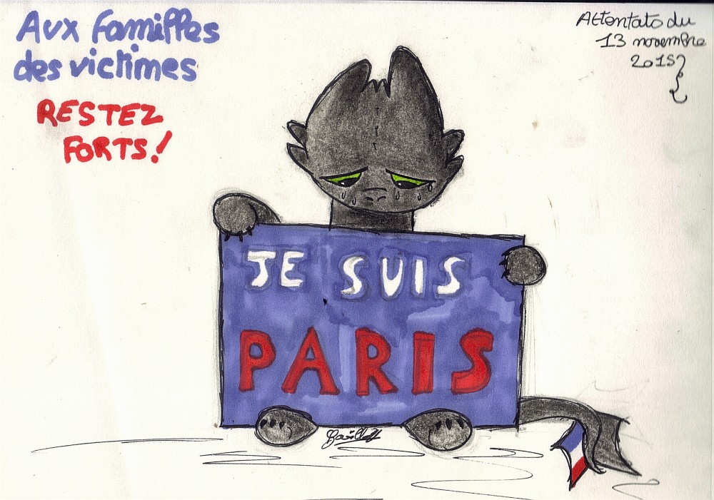 Une pensée pour les attentats du 13 novembre