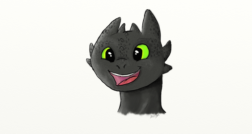 Krokmou souriant