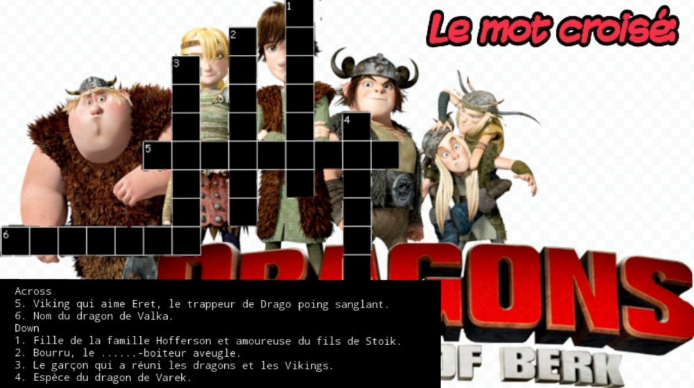 Le mot croisé des 