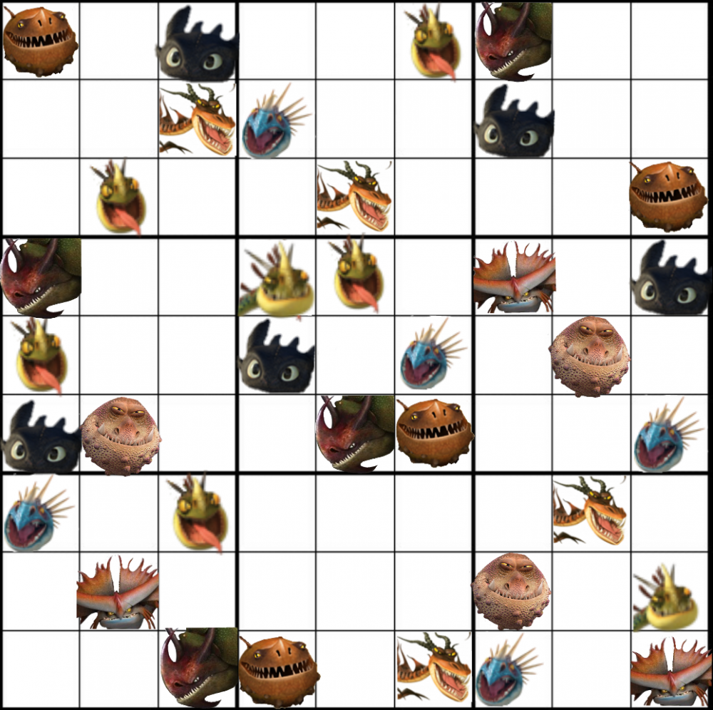 Le sudoku des 