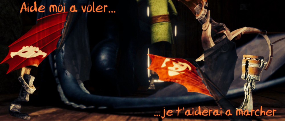 Aide moi à voler, je t'aiderai à marcher...